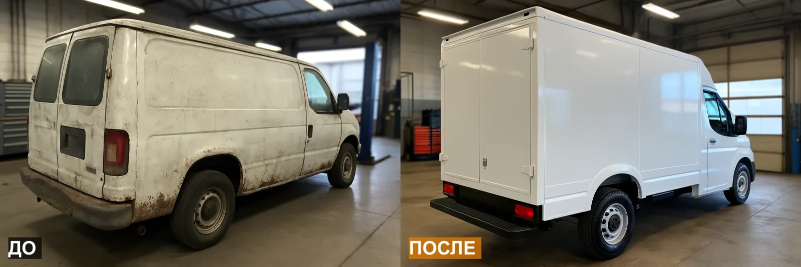 ГАЗель Next — Антикор + покраска кабины и бортов