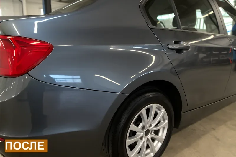 Toyota Camry XV70 — после ремонта: Замена и покраска заднего крыла после удара